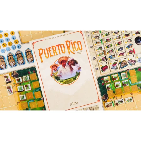 PUERTO RICO gra planszowa strategiczna Ravensburger PIĘKNIE WYKONANA