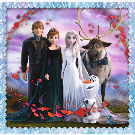 PUZZLE 3w1 Magiczna opowieść Frozen 2 34853 Trefl