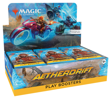 Play Booster Box Aetherdrift karty MtG 30 boosterów Magic Gathering 2025