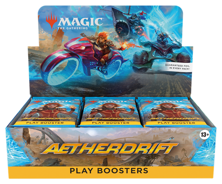 Play Booster Box Aetherdrift karty MtG 30 boosterów Magic Gathering 2025