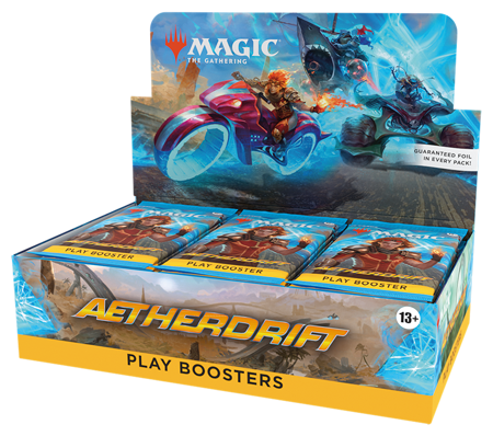 Play Booster Box Aetherdrift karty MtG 30 boosterów Magic Gathering 2025