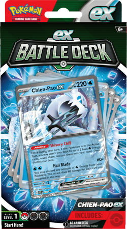 Pokemon Battle Deck Chien Pao talia do gry moneta mata TCG ORYGINALNE KARTY