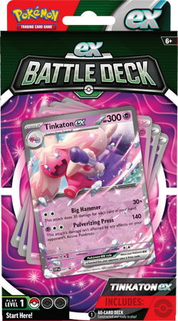 Pokemon Battle Deck Tinkaton talia do gry ORYGINALNE KARTY