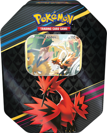 Pokemon Crown Zenith Mocku Tin Zapdos puszka ORYGINALNE KARTY