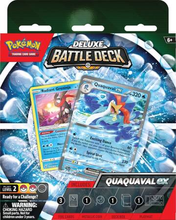 Pokemon TCG Battle Deck Quaquaval ex talia do gry ORYGINALNE KARTY