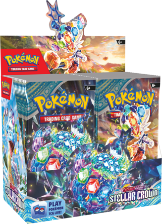 Pokemon TCG Booster BOX Stellar Crown 36x saszetka paczka ORYGINALNE KARTY