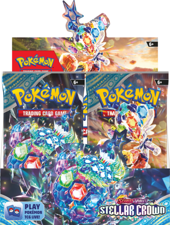 Pokemon TCG Booster BOX Stellar Crown 36x saszetka paczka ORYGINALNE KARTY