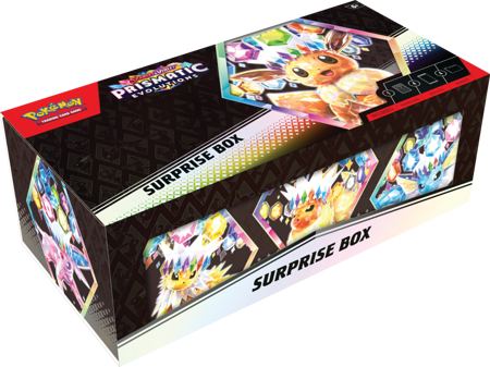 Pokemon TCG Prismatic Evolutions Surprise Box SUPER PROMO ORYGINALNE KARTY