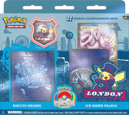 Pokemon TCG WC London Rikuto Ohashi Deck Ice Rider Palkia ORYGINALNE KARTY