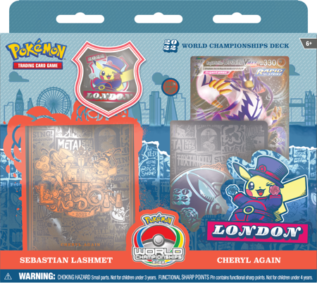 Pokemon TCG WC London Sebastian Lashmet Deck Cheryl Again ORYGINALNE KARTY