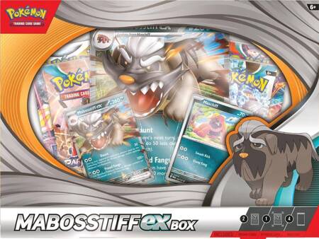 Pokemon TCG zestaw Ex box Mabosstiff ORYGINALNE KARTY