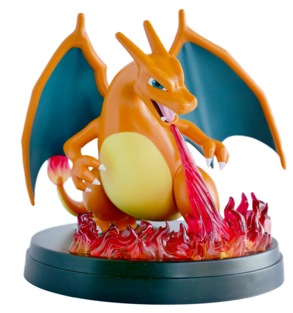 Pokemon Zestaw Charizard Ex Super Premium Collection duża figurka 10 boosterów