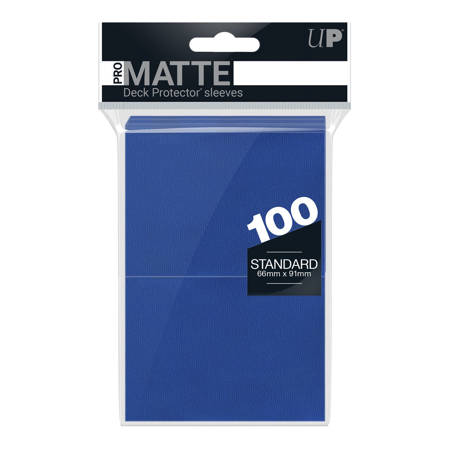 Protektory 100 sztuk Pro Matte Niebieskie Ultra Pro MtG