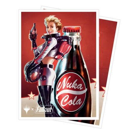 Protektory na talię Commander karty MtG gra Magic the Gathering koszulki APEX Fallout Nuka-Cola Pinup (105 sztuk)