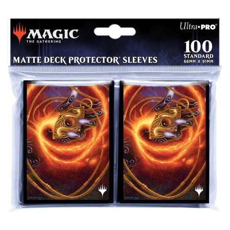 Protektory na talię Commander karty MtG gra Magic the Gathering koszulki Modern Horizons 3 Ruby Medallion (100 sztuk)