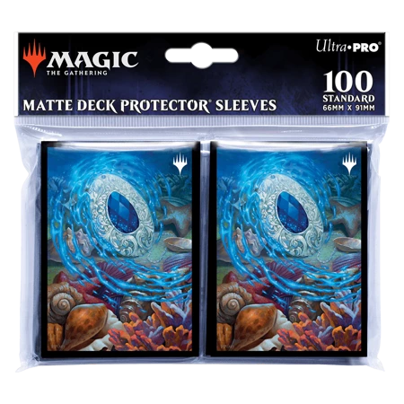 Protektory na talię Commander karty MtG gra Magic the Gathering koszulki Modern Horizons 3 Sapphire Medallion (100 sztuk)