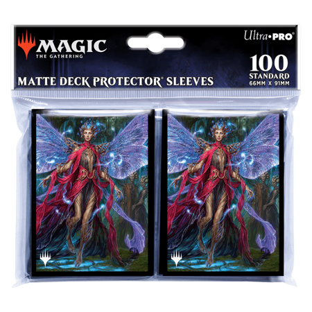 Protektory na talię Commander karty MtG gra Magic the Gathering koszulki Wilds of Eldraine Tegwyll (100 sztuk)