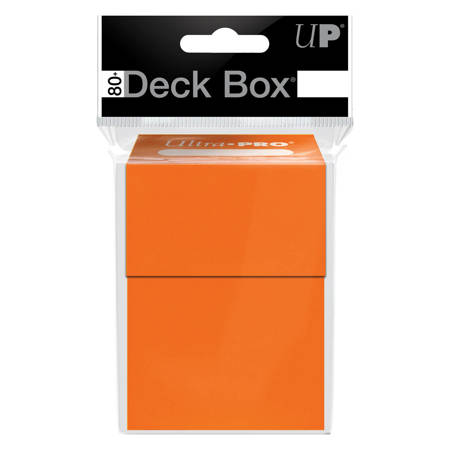 Pudełko na karty talię Pokemon Magic MtG Deck Box pomarańczowe