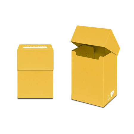 Pudełko na karty talię Pokemon MtG Deck Box żółte