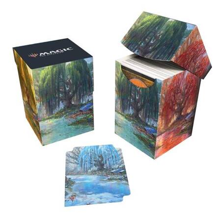 Pudełko na talię Commander karty MtG gra Magic the Gathering Bloomburrow Three Tree City