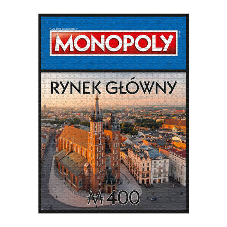 Puzzle MONOPOLY SQUARE Kraków Rynek puzle PREMIUM