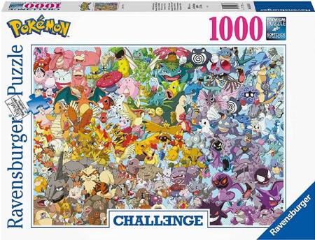 Puzzle POKEMON Premium 1000 elementów Challenge puzle postaci ORYGINALNE