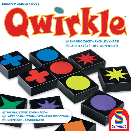 QWIRKLE gra planszowa logiczna obrazkowe literaki