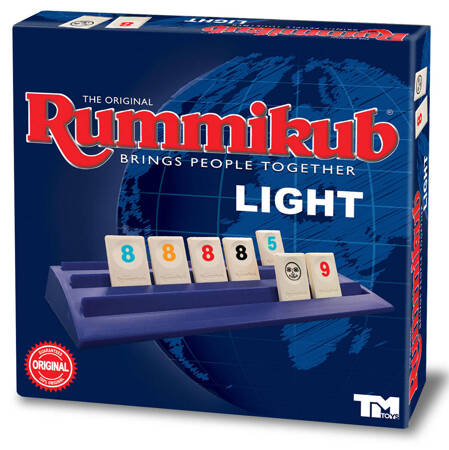 RUMMIKUB Light gra planszowa liczbowa Rumikub ORYGINAŁ EDYCJA POLSKA