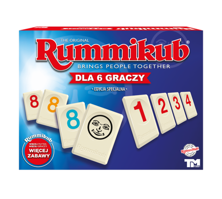 Rummikub XP dla 6 graczy gra planszowa ROZSZERZONA