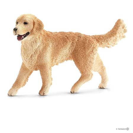 SCHLEICH 16395 GOLDEN RETRIEVER SUCZKA piesek pies figurka PREMIUM Oryginał