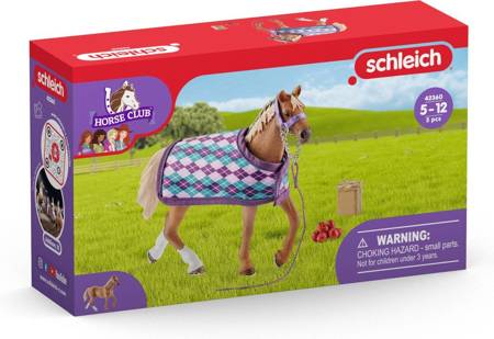 SCHLEICH 42360 5w1 ZESTAW KOŃ PEŁNEJ KRWI ANGIELSKIEJ 4110