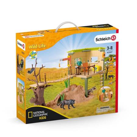 SCHLEICH 42507 Stacja badawcza na SAFARI ZESTAW