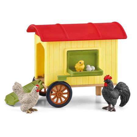 SCHLEICH 42572 5w1 KURNIK kogut kura kury Zestaw