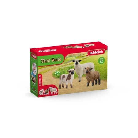 SCHLEICH 42660 3w1 OWCE OWCZY PRZYJACIELE Farma Figurki Premium ORYGINALNE