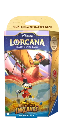 SKNERUS TALIA Disney Lorcana Into the Inklands karty Starter Deck +BOOSTER