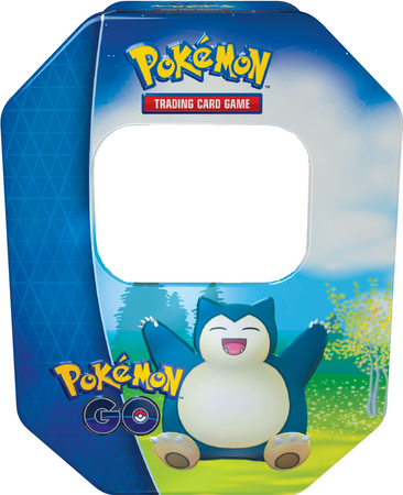 SNORLAX PUDEŁKO METALOWE na karty talię Pokemon TCG pusta puszka ORYGINALNA