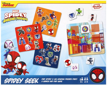 SPIDEY gra planszowa dla dzieci Spiderman Marvel KOORDYNACJA RĘKA OKO 3+