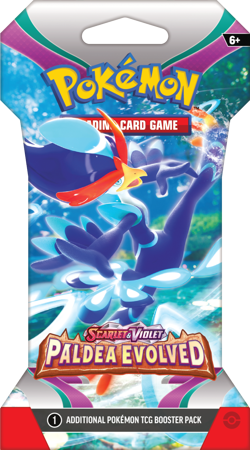 Scarlet & Violet Paldea Evolved Sleeved Booster Pokemon TCG saszetka karty ORYGINALNE