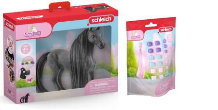 Schleich 2w1 PIĘKNA KLACZ konie koń PIĘKNE WŁOSY 42581 +AKCESORIA DO KONI