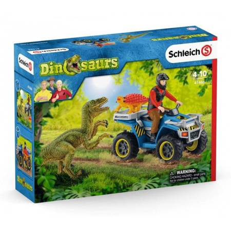 Schleich 41466 DINOZAURY Welociraptor Sajchania Quad