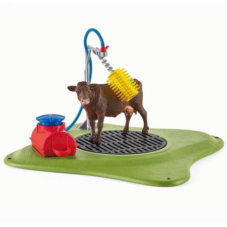 Schleich 42529 Myjnia krowy ogrodzenie farma zestaw