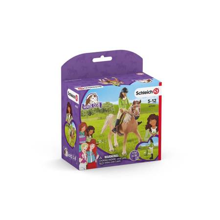 Schleich 42542 zestaw Sarah Mystery koń konie Horse Club