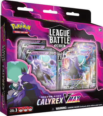 Shadow Rider Calyrex VMAX League Battle Deck karty ORYGINALNE KARTY