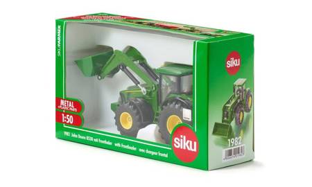 Siku 1982 Traktor John Deere z ładowarką ciągnik