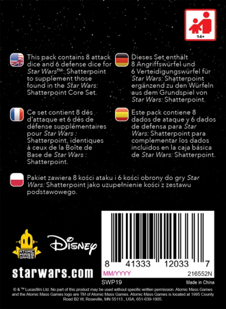 Star Wars: Shatterpoint - Pakiet kości