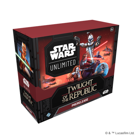 Star Wars Unlimited 3 Twilight of the Republic gra karciana Prerelease Box