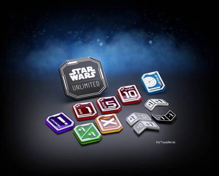 Star Wars Unlimited Acrylic Tokens żetony tokeny PREMIUM ORYGINALNE 55 SZT. 