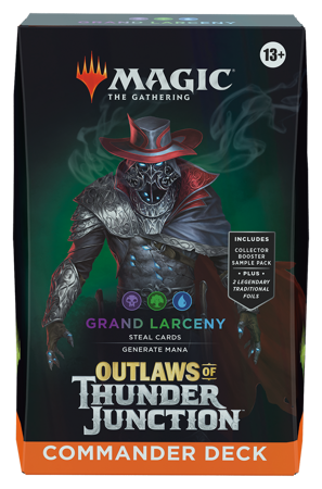 Talia Commander Outlaws of Thunder Junction Magic MtG Deck Grand Larceny