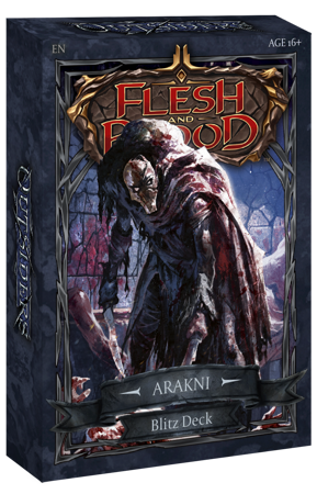 Talia do gry Flesh and Blood karty dodatek Outsiders Blitz Deck Arakni 16+