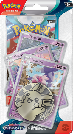 Tinkaton promo karty POKEMON +booster +kod Checklane PREMIUM Blister Paradox Rift ORYGINALNE KARTY